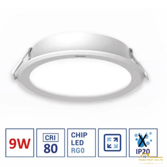 ĐÈN ÂM TRẦN DN 2G 9W