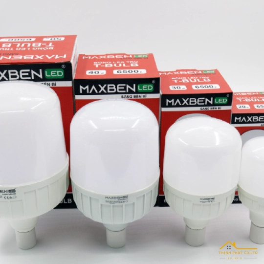 ĐÈN LED BULB TRỤ 20W E27 MAXBEN BE27-MB127-20