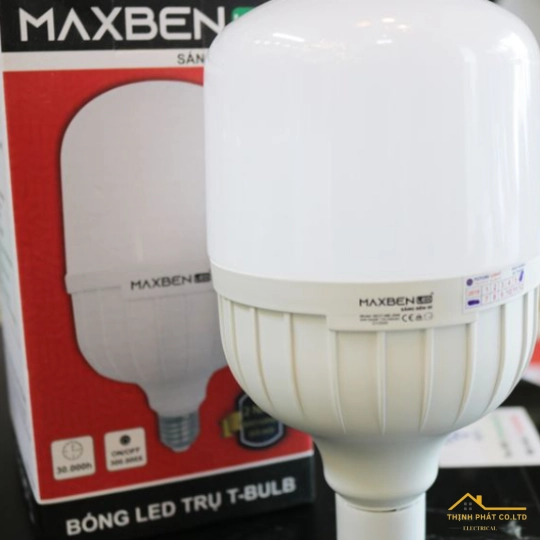 ĐÈN LED BULB TRỤ 50W E27 MAXBEN BE27-MB127-50
