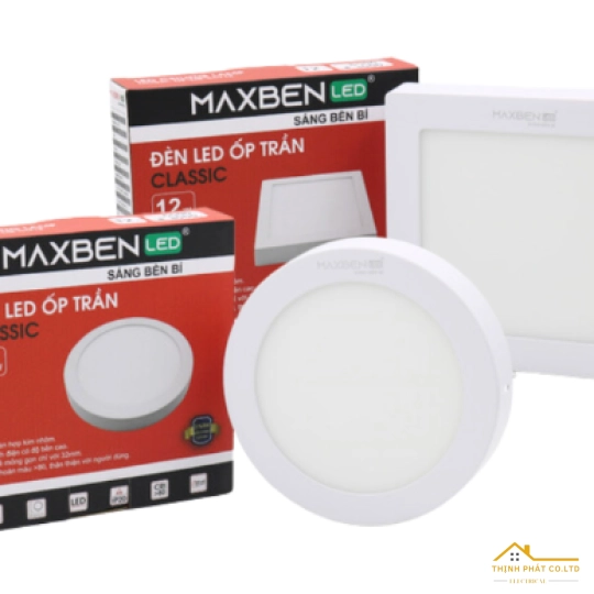ĐÈN LED ỐP TRẦN TRÒN MAXBEN CLASSIC 12W - OP-MB-CLT-12