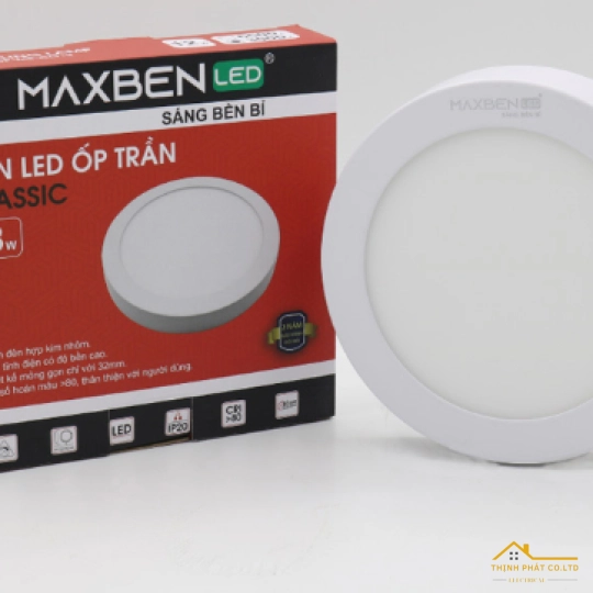 ĐÈN LED ỐP TRẦN TRÒN MAXBEN CLASSIC 18W - OP-MB-CLT-18