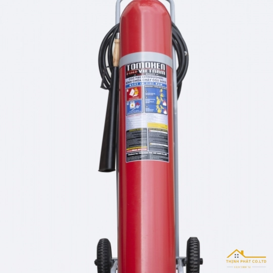 BÌNH CHỮA CHÁY XE ĐẨY KHÍ CO2 24KG - TOMOKEN