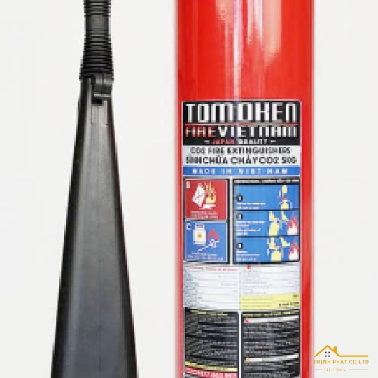 BÌNH CHỮA CHÁY XÁCH TAY CO2 5KG - TOMOKEN