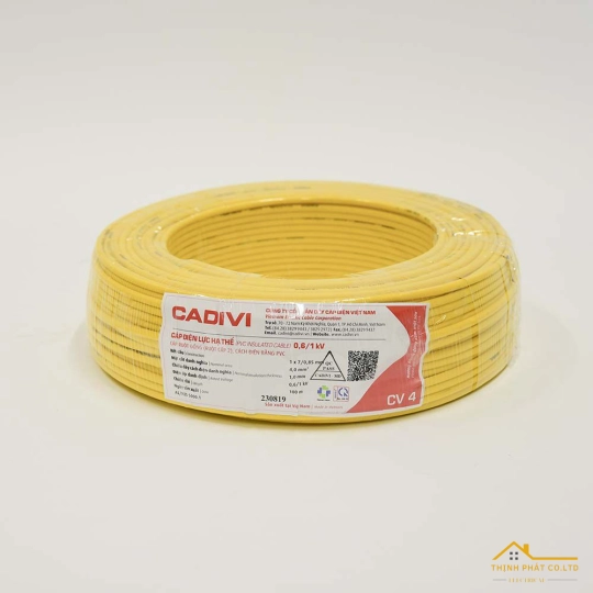 Dây điện 1 lõi Cadivi CV-4.0 mm² – 0.6/1KV