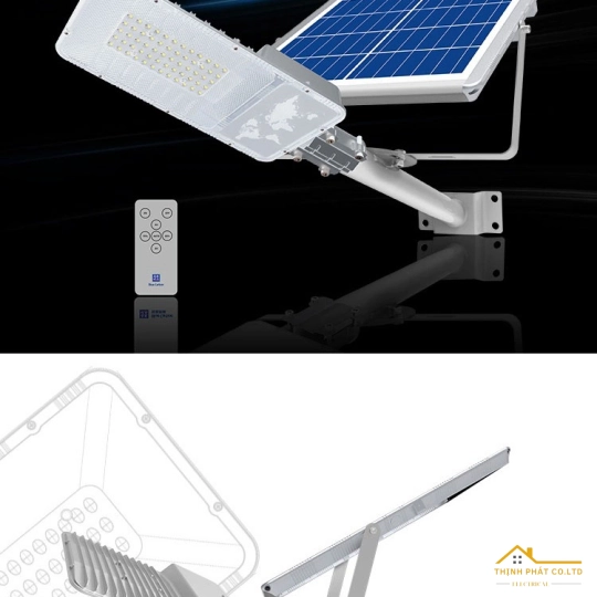 ĐÈN ĐƯỜNG NĂNG LƯỢNG MẶT TRỜI 20W BCT-OLJ1.0 BLUE CARBON