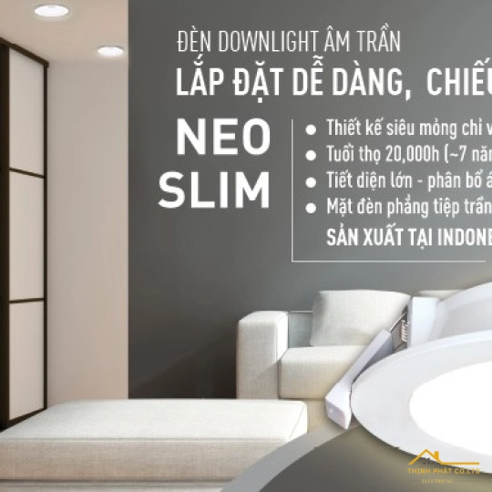 ĐÈN ÂM TRẦN NEO SLIM 15W