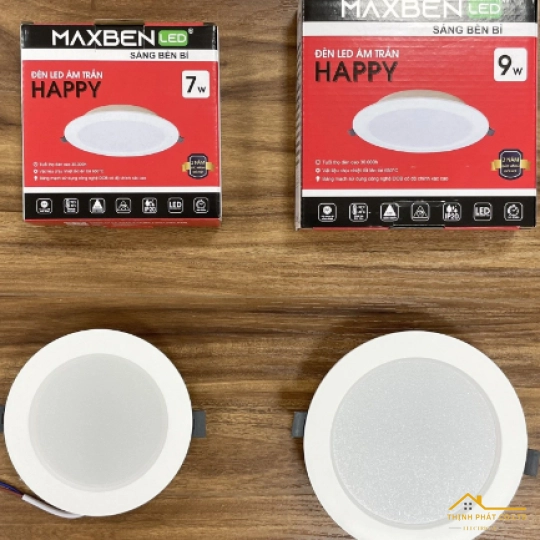 ĐÈN LED ÂM TRẦN DOWNLIGHT 7W HAPPY - MAXBEN