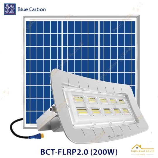 ĐÈN PHA NĂNG LƯỢNG MẶT TRỜI 200W BCT-FLRP2.0 BLUE CARBON 