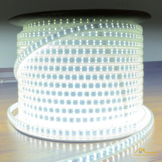 ĐÈN LED DÂY 220V HAPPY 2 HÀNG BÓNG LED 2835 11W/M - MAXBEN - LD2-MB-HP-2835-180B-T