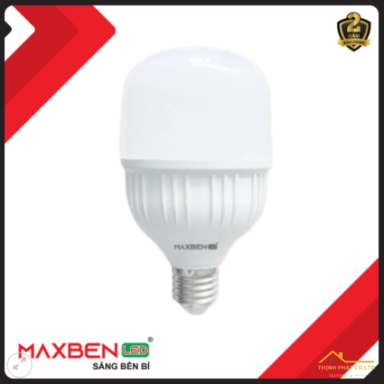 ĐÈN LED BULB TRỤ 20W HAPPY MAXBEN BE27-MB-TV2-20