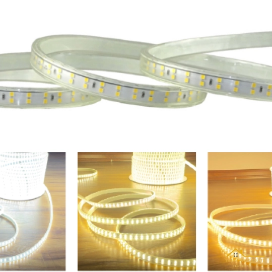 ĐÈN LED DÂY 220V HAPPY 2 HÀNG BÓNG LED 2835 11W/M - MAXBEN - LD2-MB-HP-2835-180B-T