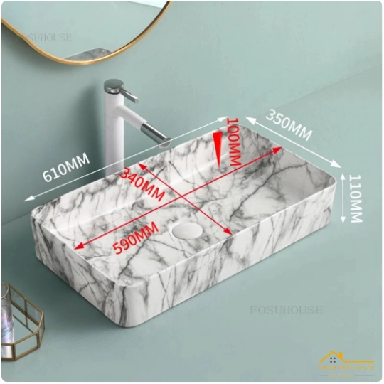 LAVABO ĐẶT BÀN K390G129