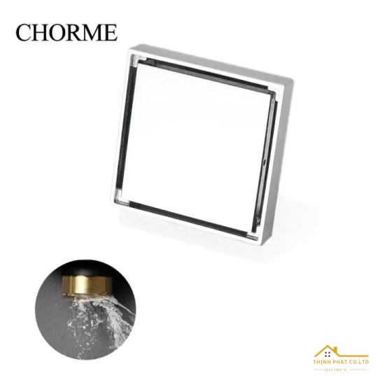 PHỄU THOÁT SÀN CAO CẤP LR-11B MÀU CROME