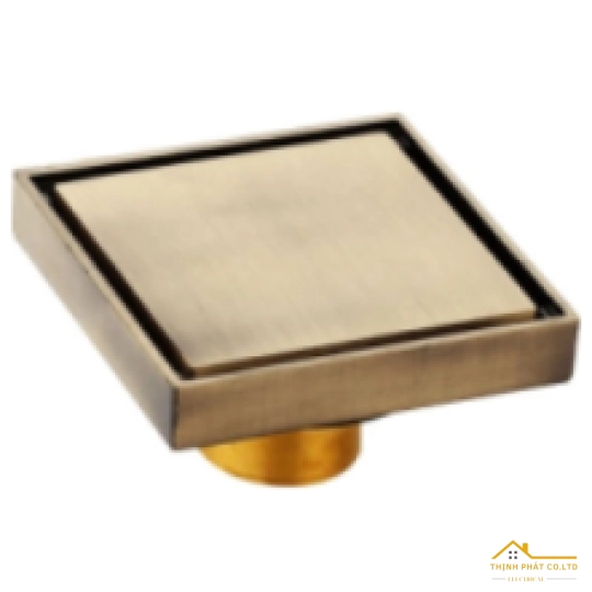 PHỄU THOÁT SÀN CAO CẤP LR-11V MÀU ĐỒNG