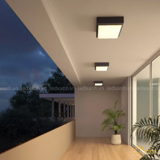 ĐÈN LED ỐP TRẦN PLUSH MAXBEN VUÔNG 12W - OP-MB-PLVD-12/ OP-MB-PLVD-12-DM