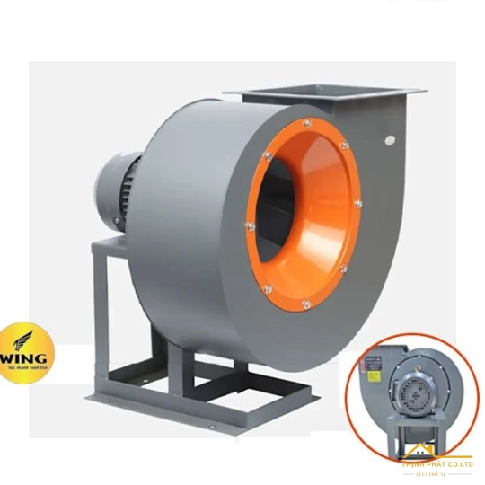 QUẠT LY TÂM CÔNG NGHIỆP 750W/380V TM-LT-4-72-2.5A ( Quạt ly tâm hút khói bếp 0.75KW)