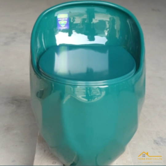 BỒN CẦU TRỨNG HẠT LẠC XANH RÊU SA2222