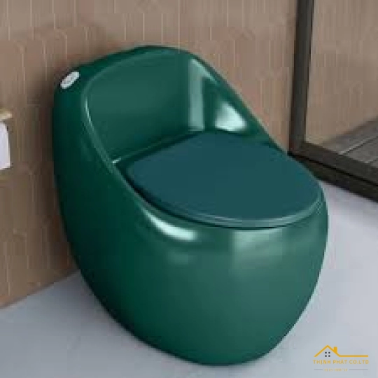 BỒN CẦU TRỨNG 1 KHỐI XANH RÊU SA9212