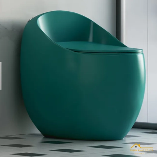 BỒN CẦU TRỨNG 1 KHỐI XANH RÊU SA9212