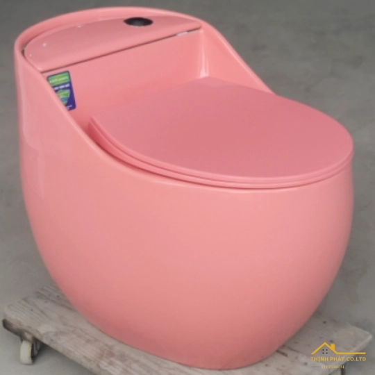 BỒN CẦU TRỨNG 1 KHỐI HỒNG SA9245