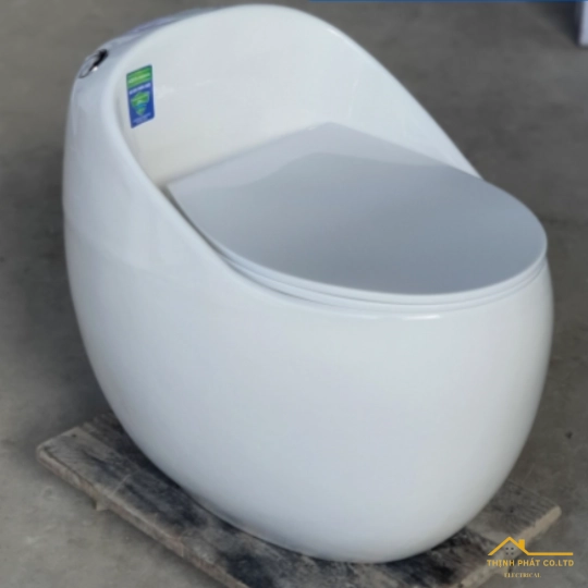 BỒN CẦU TRỨNG 1 KHỐI TRẮNG SA9268