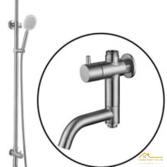 BỘ CÂY SEN TẮM TRÒN LẠNH 304