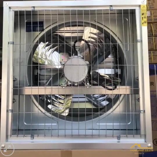 QUẠT THÔNG GIÓ VUÔNG TMG-700 370W/380V WING KHUNG THÉP 0.7MM