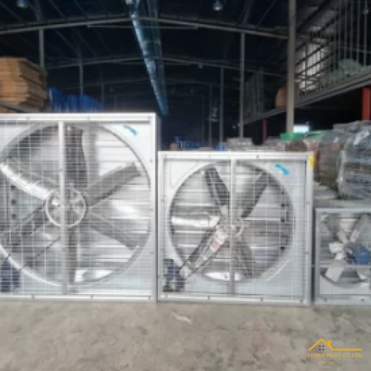 QUẠT THÔNG GIÓ VUÔNG TMG-1380 1100W/380V WING KHUNG THÉP 0.7MM