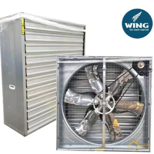 QUẠT THÔNG GIÓ VUÔNG TMG-1380 1100W/380V WING KHUNG THÉP 0.7MM