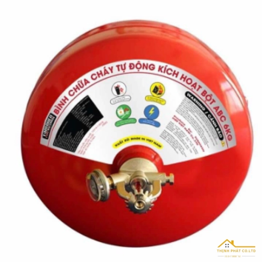 BÌNH CẦU CHỮA CHÁY TỰ ĐỘNG BỘT ABC 6KG - TOMOKEN