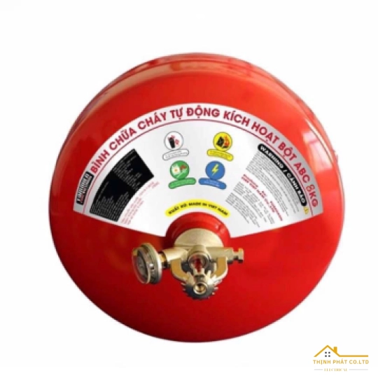 BÌNH CẦU CHỮA CHÁY TỰ ĐỘNG BỘT ABC 8KG - TOMOKEN