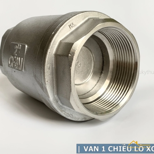 VAN MỘT CHIỀU LÒ XO REN INOX (15-50)