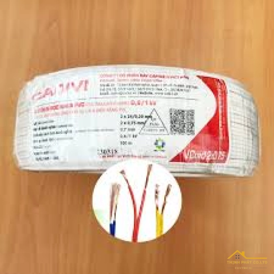 Dây cáp điện đôi mềm VCmd 2x0.75 - 0,6/1kV - Cadivi