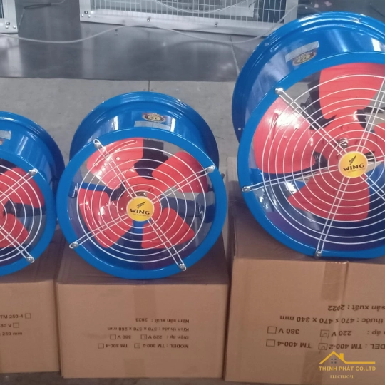 QUẠT THÔNG GIÓ TRÒN PHI 50CM TM 500-2 WING TỐC NHANH