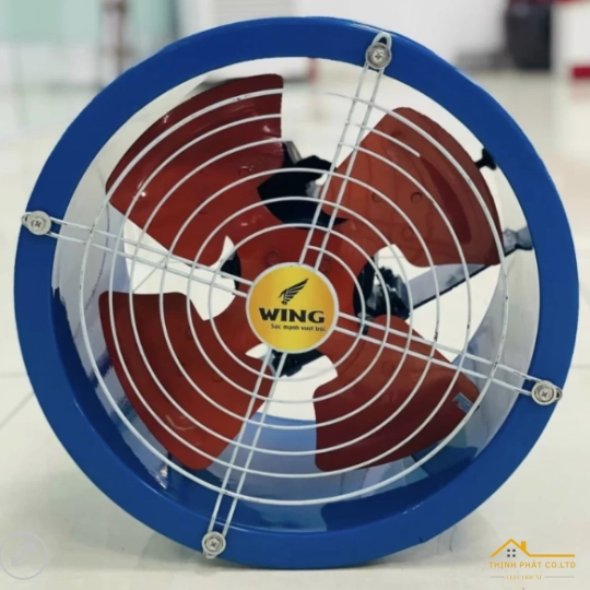 QUẠT THÔNG GIÓ TRÒN PHI 25CM TM 250-4 WING TỐC CHẬM