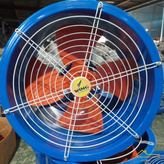 QUẠT THÔNG GIÓ TRÒN PHI 25CM TM 250-4 WING TỐC CHẬM