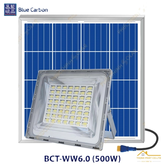 ĐÈN PHA NĂNG LƯỢNG MẶT TRỜI 500W BCT WW6.0 BLUE CARBON